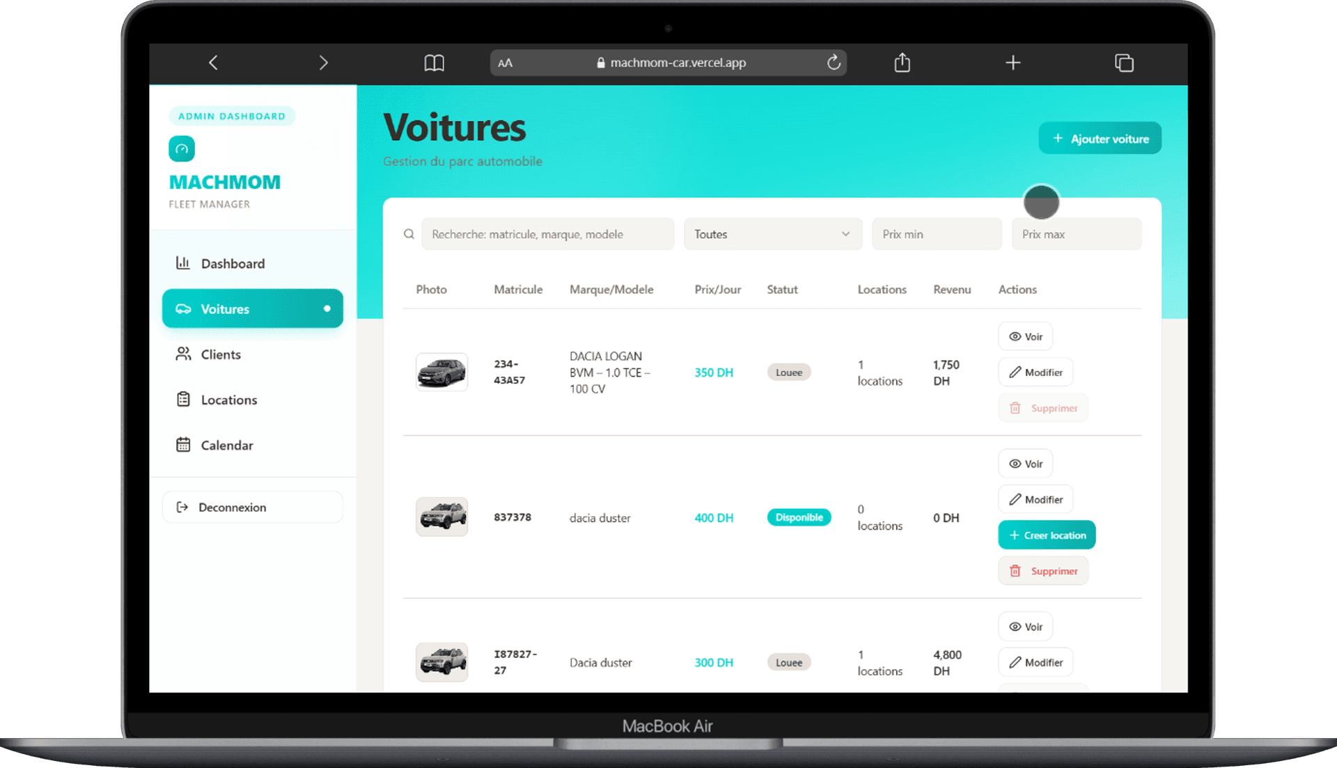 Machmom Car screenshot 1
