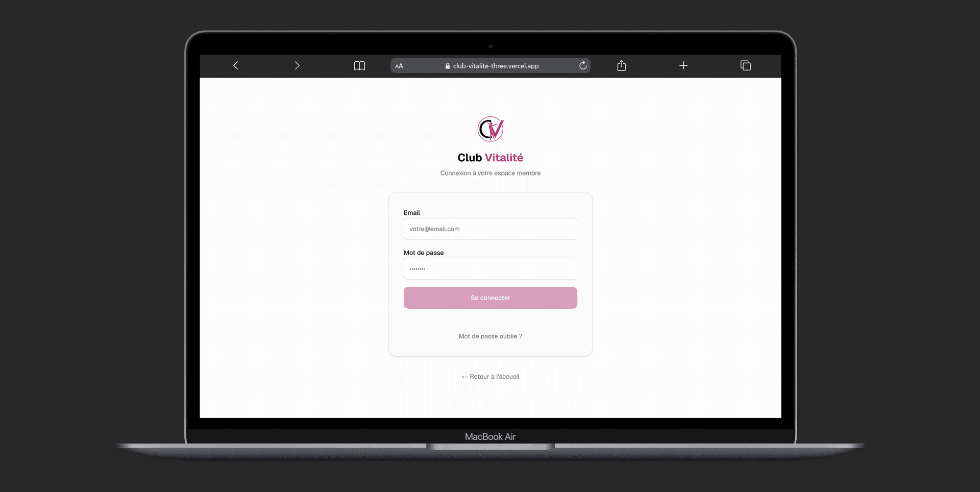 Club Vitalite screenshot 1